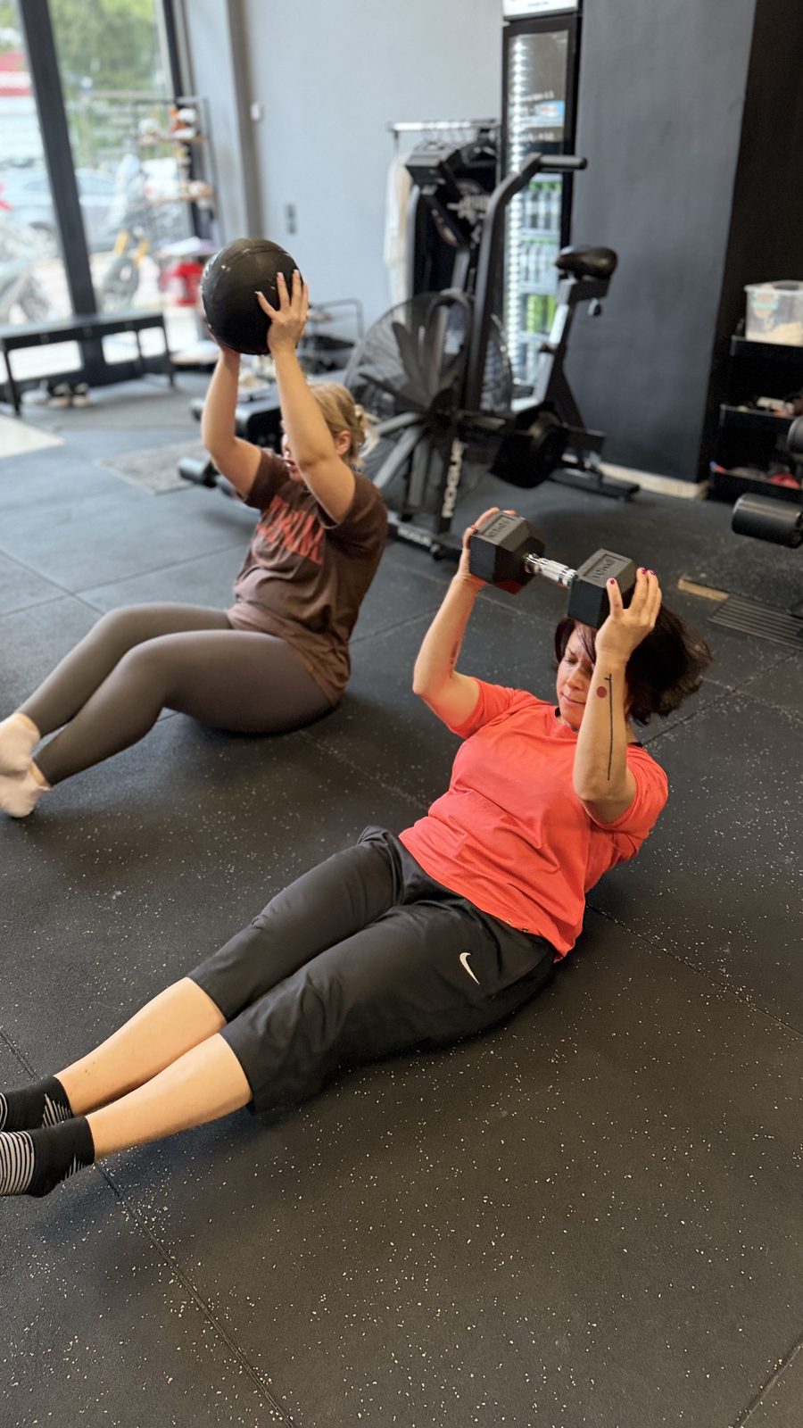 Women training